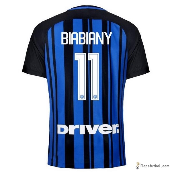 Camiseta Inter de Milán Replica Primera Ropa Biabiany 2017/18